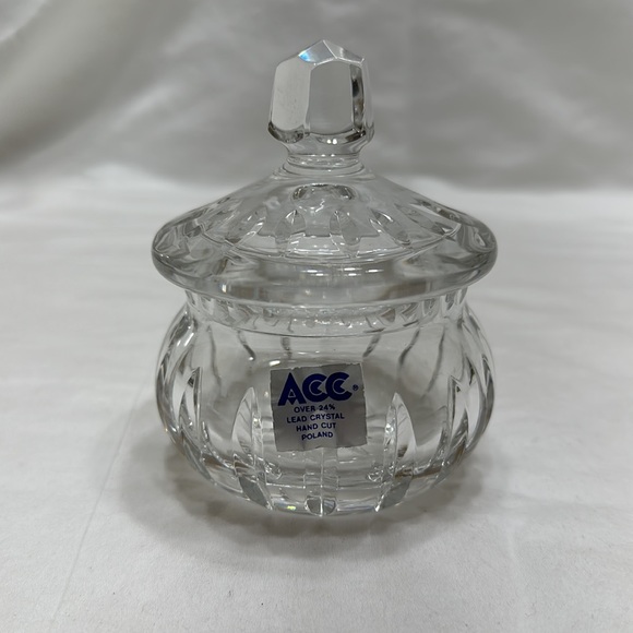 Crystal jar with lid - Picture 3 of 6